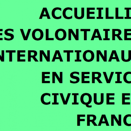 Guide d’accueil des Volontaires internationaux de France Volontaires